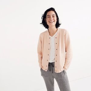 Madewell Bomber Sweatshirt, Xxs
